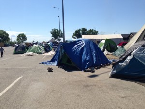 tents at EKO