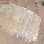 aerial view of the Zaatari regugee camp
