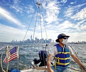 Sailing in New York Harbor
