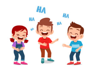 children laughing