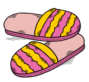 pink slippers