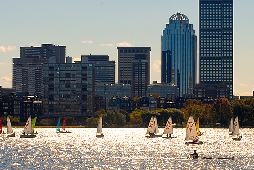 sailing in Boston
